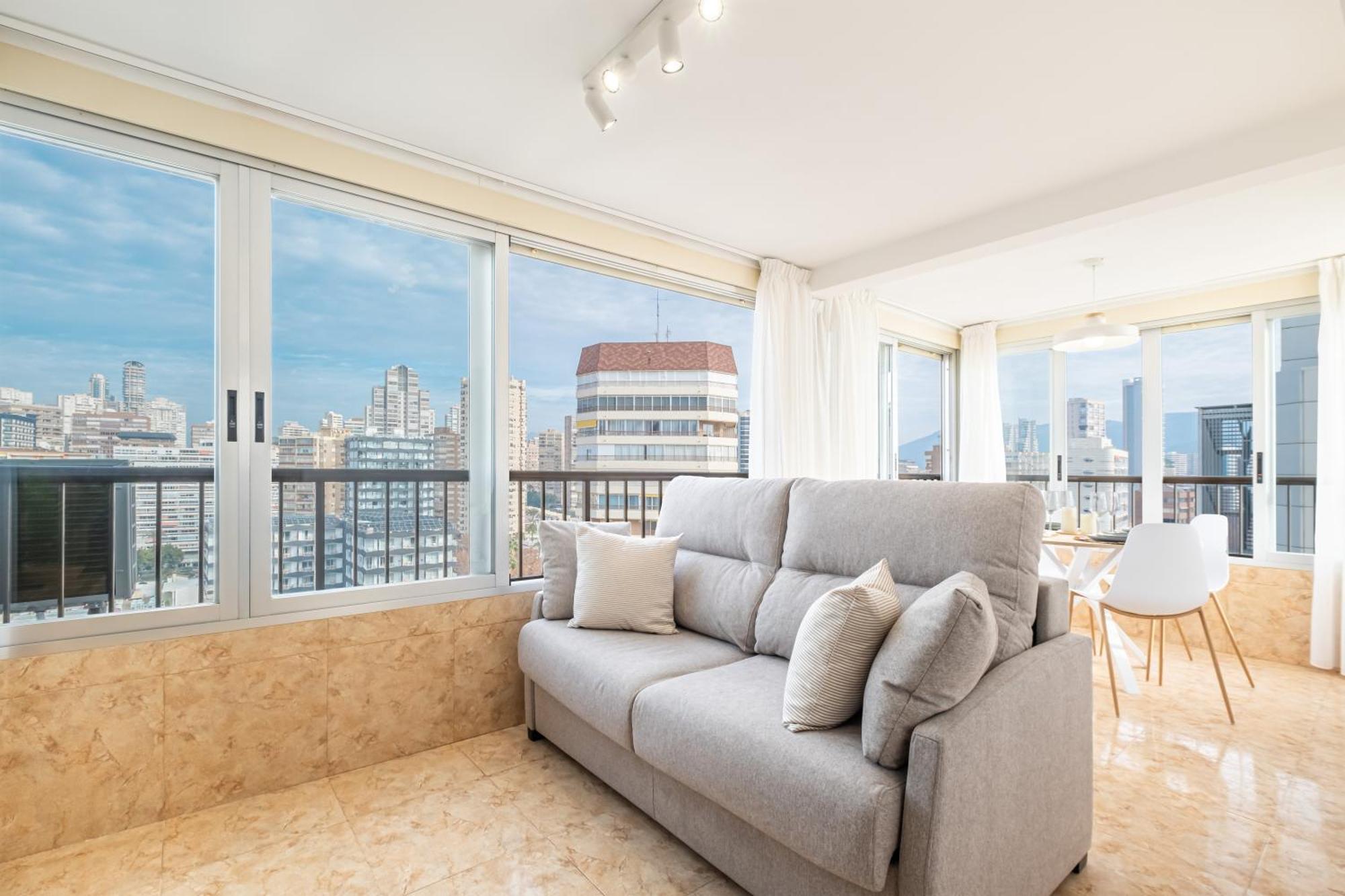 Apartamento Currus Miramar Playa 貝尼多姆 外观 照片